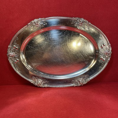 #ad #ad Gorham Manufacturing Company 1906 Silver Plate EP 0448 Oval 16 Inch Platter $75.00