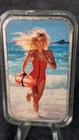 1 oz Fine Silver Bar "Baywatch Babe" Dream Girls Series