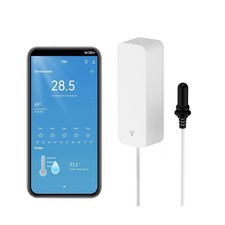 Smart Thermometer Hygrometer with Probe, WiFi Aquarium Temperature Humidity G...