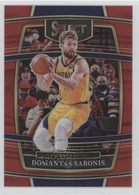 2021-22 Panini Select Concourse Red Prizm 52/199 Domantas Sabonis #73 1p8m