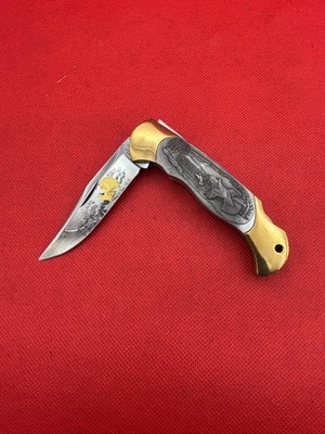 Vintage Rare Ruffed Grouse Game Bird Franklin Mint Knife