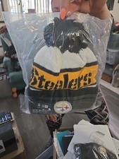 Pittsburgh Steelers New Era Knit Beanie Fleec...