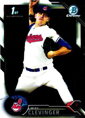2016 Bowman Chrome 1st Bowman Mike Clevenger #BCP52.