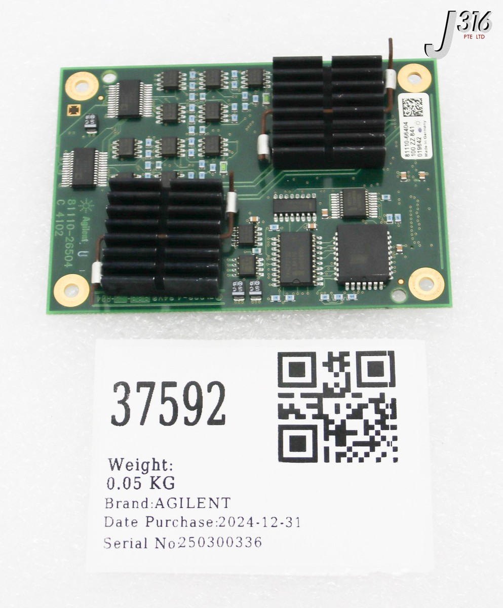 のい 37592 AGILENT PCB, PULSE GENERATOR ASSEMBLY, 81112A, 81110-26504
