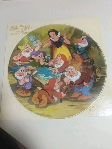 Walt Disney's Snow White And The Seven Dwarfs Picture Disc LP Soundtrack 3101 - Picture 2 of 6