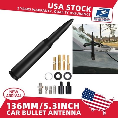 Modigt 5.3inch Black Short Radio AM FM Antenna Mast FITS: 2009-2024 Ford F-150