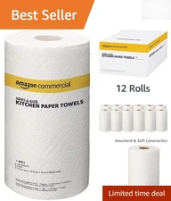 Durable 2-Ply Kitchen Towels - Individually Wrapped, Bulk Pack of 1680 Sheets