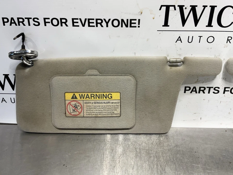 Комплект из пары солнцезащитных козырьков 1997-1999 Acura CL для водителя пассажира слева справа серые от оригинального производителя - Изображение 2 из 4