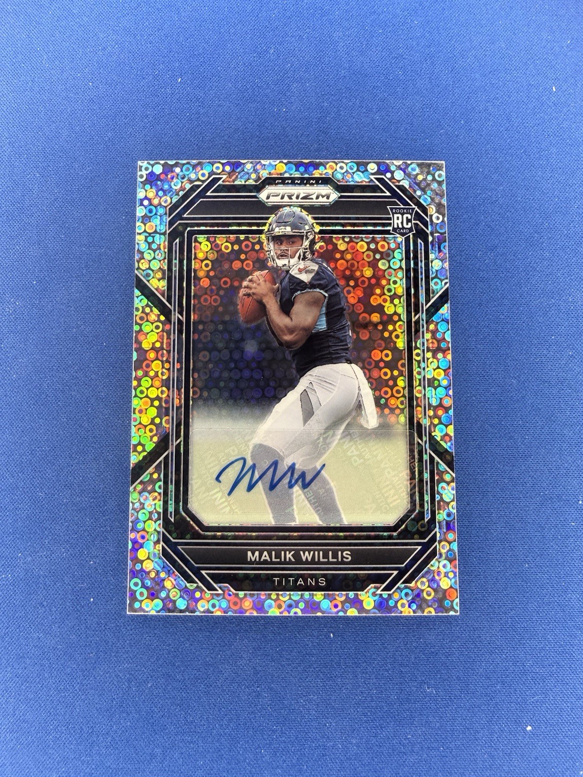 2022 Panini Prizm Rookies No Huddle Prizm Auto Malik Willis #303 Rookie Auto RC