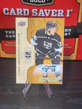 2018-19 UD Engrained Rookie Auto Jaret Anderson-Dolan RC Kings 