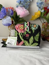 Vera Bradley Mini Zip Around Wallet NWT - Botanica Pattern - Pocket Wallet