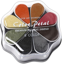 8 Colors Stamp Pad, Washable Pads for Stamping, Rainbow Stamp Pads, Craft Thum