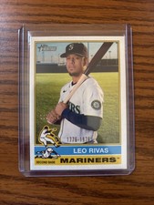 2025 Topps Heritage High Number Bicentennial Leo Rivas Mariners Serial /200