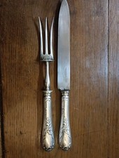 Service à Découper Gigot MARLY CHRISTOFLE FRANCE  Métal Argenté .