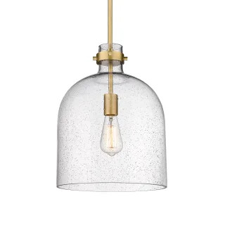 Z-Lite 817-12RB Pearson Chandelier, 1-Light 100 Watts, Rubbed Brass