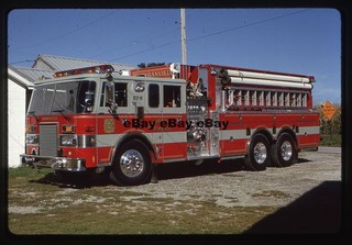 Cochranville PA Tanker 27 5 1989 Pierce Lance Fire Apparatus Slide