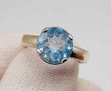 Stunning Beautiful Topaz Solitaire Ring 5.39 ...