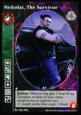 Nickolai, The Survivor [Third set] - VTES card