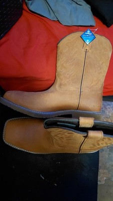Double H Boot 100% Waterproof Brown Leather West Work Boots Men's JACOB Comp Toe
