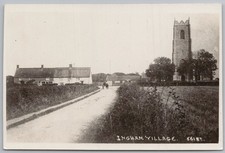 INGHAM Village nr Stalham, Norfolk RP Postcard Unused