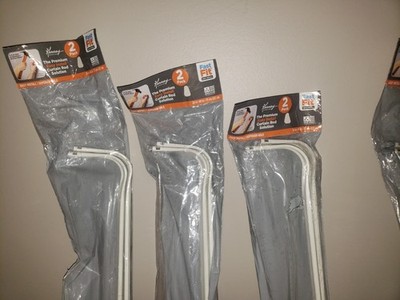 Kenny 2 Pack Curtain Rods 28 - 48in, x6 Bundle