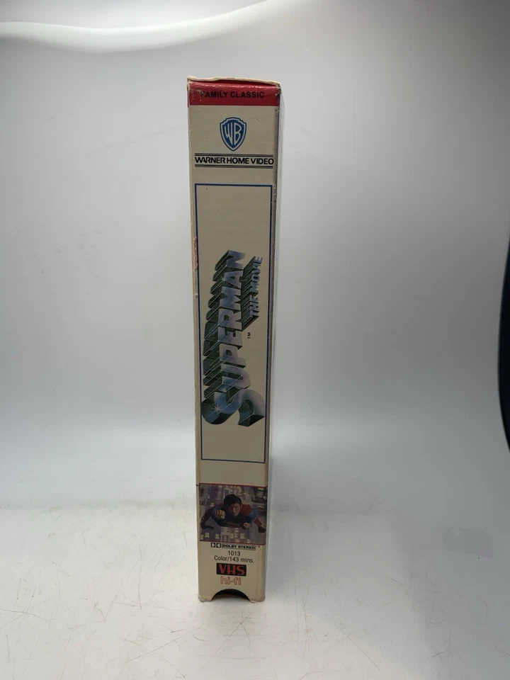 Superman The Movie (VHS, 1986) Christopher Reeve 1978 Family Action - Image 2 of 4