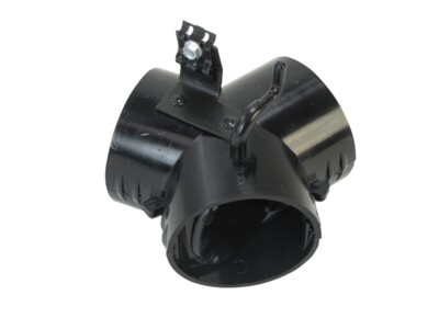 Y Duct w/Bracket for Cable, 2 1/2'', w/ Shut Off [32-18AX]