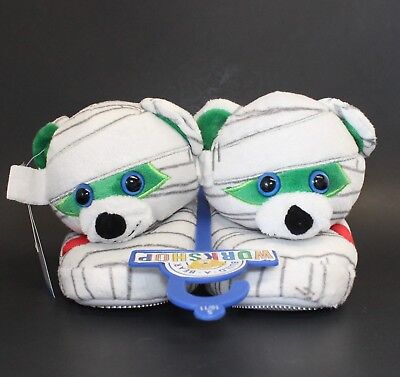 Details about   Build A Bear Mummy Bear Slippers Child Kid White 