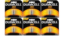 12 x 28A Duracell 6V Batteries (1414A, 4LR44, A544, PX28A, Electronic, Medical)