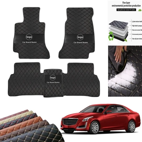 For Jaguar All Models Custom Car Floor Mats Auto Liners All Weather Leather Pads - Picture 12 of 23