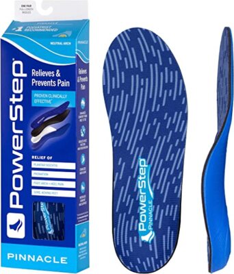 Powerstep Pinnacle (All Sizes) Full Length Orthotic Arch Support Insole System