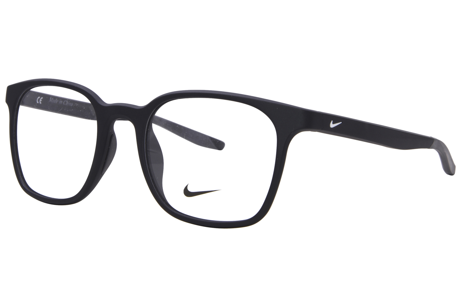 Nike 7115 004 Eyeglasses Men's Matte Black/Dark Grey Full Rim Optical Frame 51mm