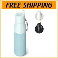 Stylish Seaside Mint 25 oz Stainless Steel Water Bottle - Perfect for Sports