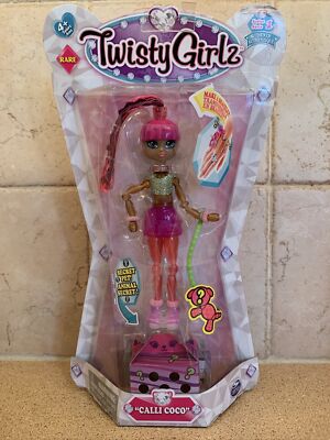 TWISTY GIRLZ 5'' Doll & Secret Pet Box CALLI COCO Bracelet Jewelry Series 1 RARE
