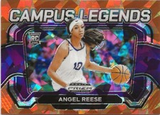 2024 Panini Prizm WNBA Angel Reese #4 Orange  Prizm Legends SP RC Chicago Sky