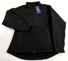 NWT MED REG FLYING CROSS WOMENS DUTYGUARD FULL-ZIP SOFTSHELL JACKET 57400W BLACK