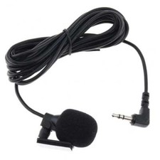DE STOCK Microfono Lavalier Revers per Autoradio Bluetooth Unità Head/PC
