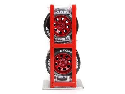 Cruising Lightning McQueen Red Metallic with Extra Wheels Disney & Pixar ''Cars''
