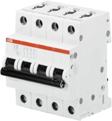 ABB DISJONCTEUR 2CDS254001R0404 S529259 S204 C40 - 6KA, 4P, Blanc Neuf - Photo 1/4