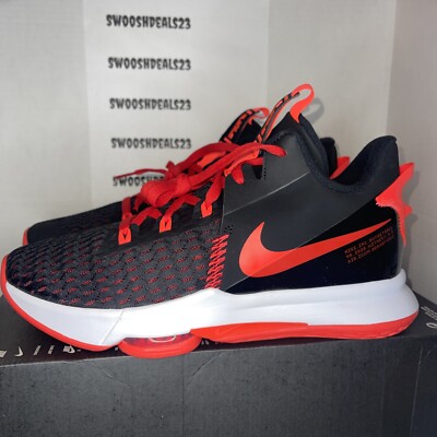 Nike Lebron Witness 5 Bred Sneakers Black Red Nike LeBron Witness 5 Bred Men main image 4