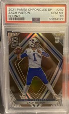 Zach Wilson 2021 Chronicles Draft Picks Spectra Bronze PSA 10