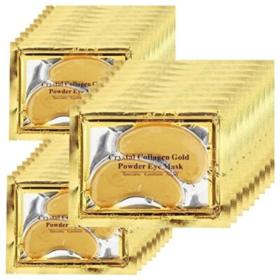Under Eye Patches 24k Gold Eye Mask Eyes and Dark Circles Treatments 29 Pairs