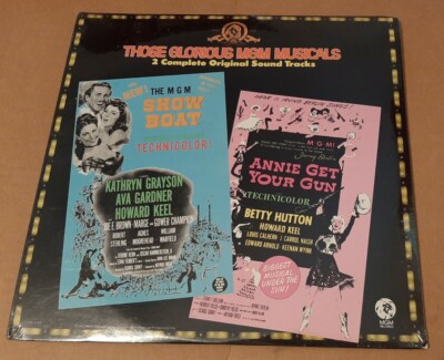SHOW BOAT / ANNIE GET YOUR GUN MGM MUSICALS PROMO 2 LP SET SEALED MINT 1973