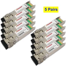 10PK (5 Pairs) - 40km 10G BiDi SFP+ Transceiver for Ubiquiti (US‑16‑XG)