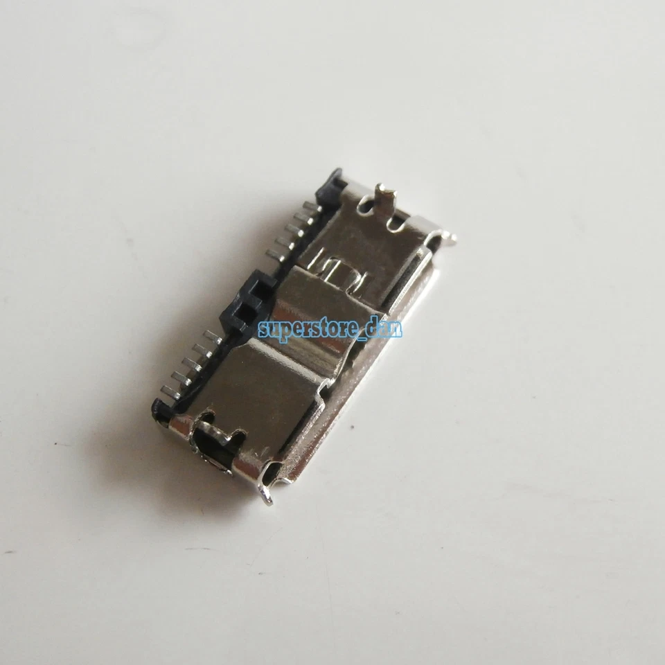 10Pcs Micro USB 3.0 Female Type B 10 Pin SMT Socket 11.3mm  for repair mobile pc - Image 3 of 4