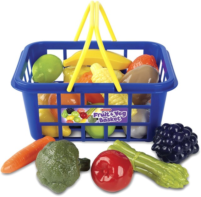 casdon shopping basket with food