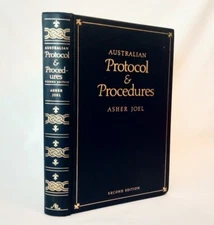 Australian Protocol & Procedures by Joel, Asher 1988 2nd Edition