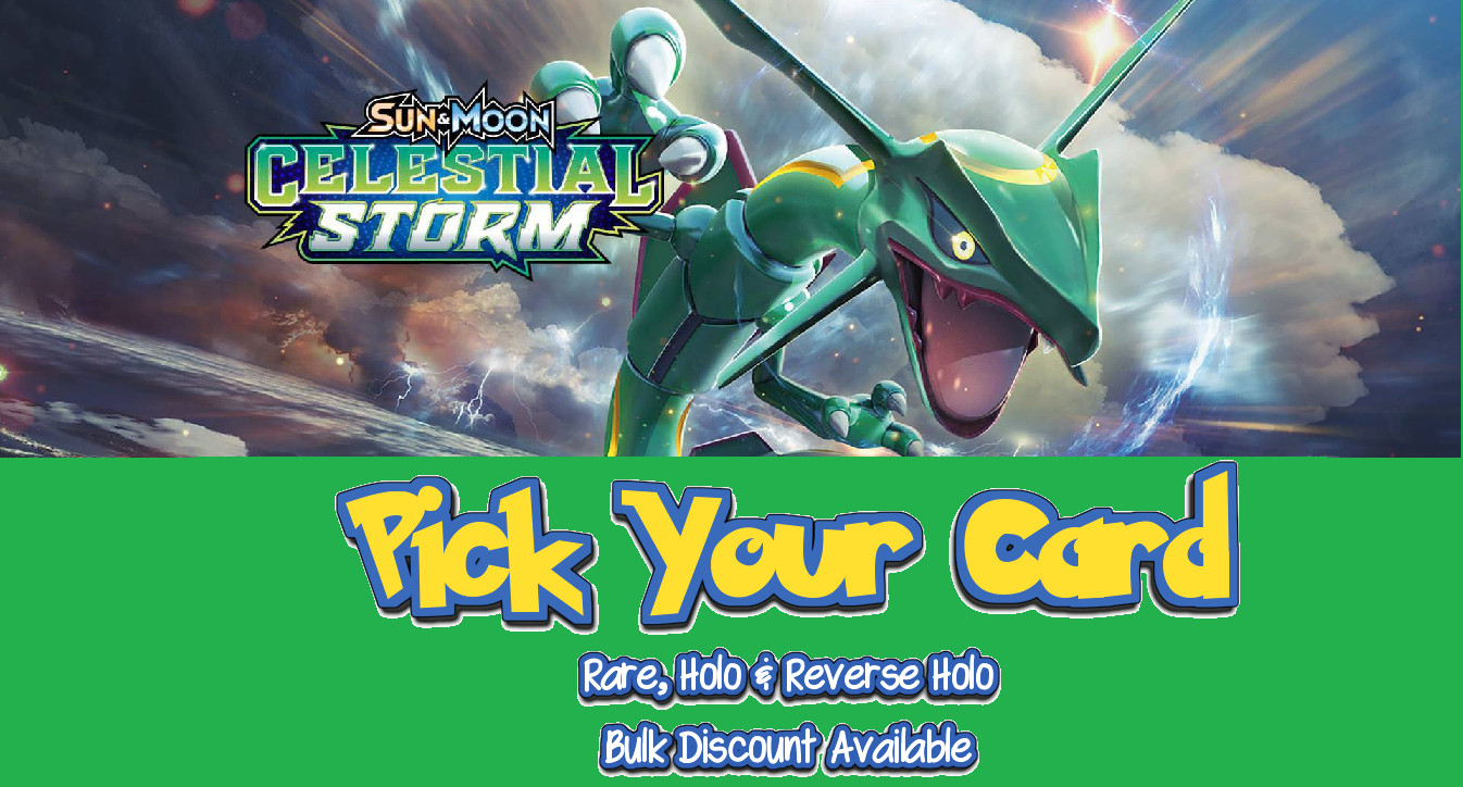 Pokemon Celestial Storm - Complete Your Set (1-168) - Fast Shipping!