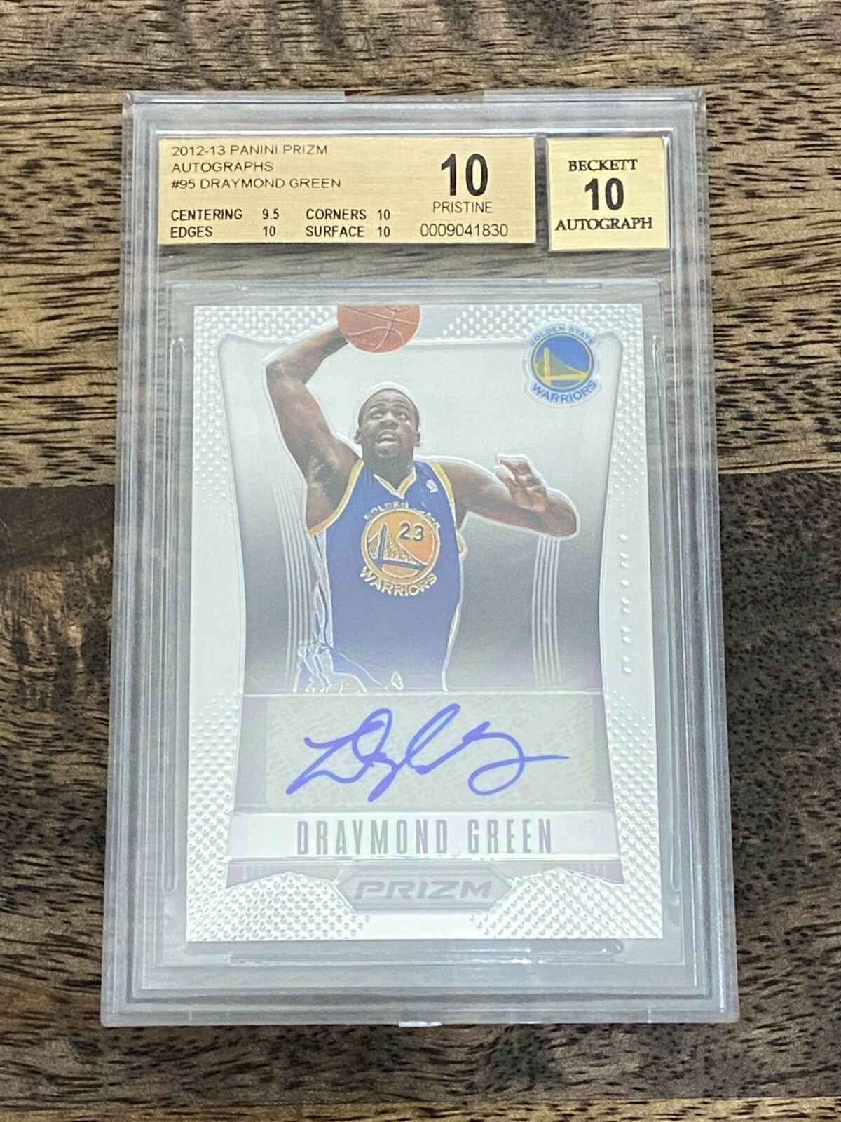 2012-13 Panini Prizm Autographs Draymond Green Auto #95 BGS 10