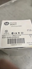 NEW Allen Bradley 800T-2HRH2KB6AX /V RED Illuminated 2-Position Selector Switch